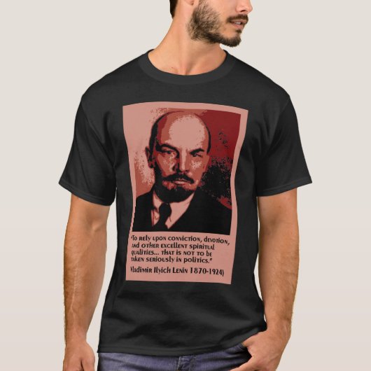 lenin over politiek t-shirt (Voorkant)