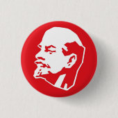 Lenin Pin Ronde Button 3,2 Cm (Voorkant)