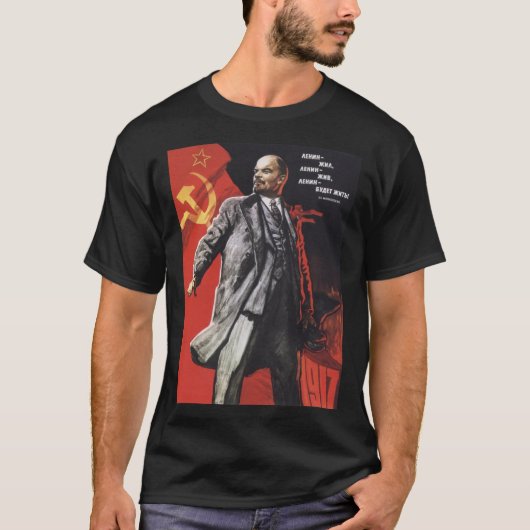 Lenin poster 1967 Poster T-shirt (Voorkant)