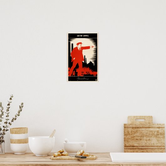  Lenin-Poster Poster (Keuken)