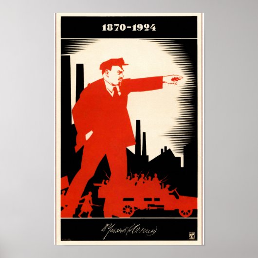  Lenin-Poster Poster (Voorkant)