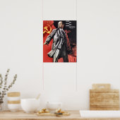 Lenin Poster van de Russische revolutie (Keuken)