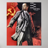 Lenin Poster van de Russische revolutie (Voorkant)