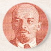 Lenin Red Zandsteen Onderzetter (Voorkant)