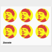 lenin ronde sticker (Vel)