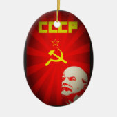 lenin rusland communistische propaganda van de sov keramisch ornament (Voorkant)