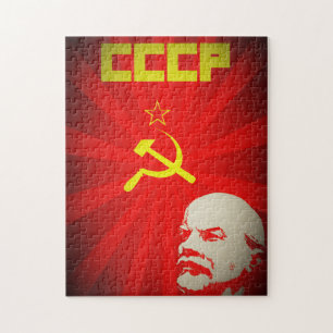 lenin rusland communistische propaganda van de sov legpuzzel