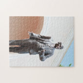 Lenin Sovjet-Era Monument Geschiedenis Legpuzzel (Horizontaal)