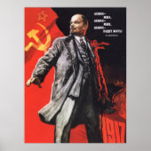 Lenin Sovjet-Poster Poster (Voorkant)