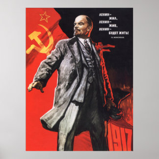 Lenin Sovjet-Poster Poster