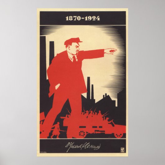 Lenin Sovjet-Poster Poster (Voorkant)