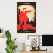 Lenin Sovjet-Poster Poster (Thuiskantoor)