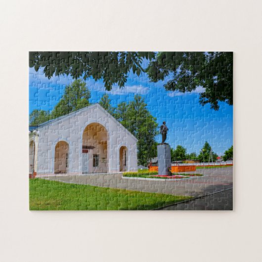 Lenin Sovjetmonument Belarus Begoml Biahoml Legpuzzel (Horizontaal)
