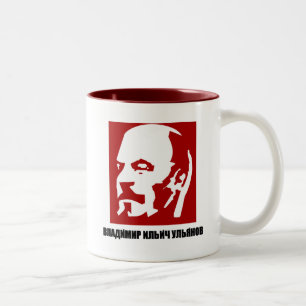 Lenin Tweekleurige Koffiemok
