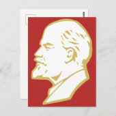 Lenin, USSR, CCCP, Soviet Union, Communism Briefkaart (Voorkant / Achterkant)
