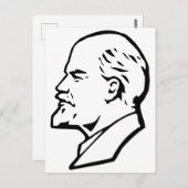 Lenin, USSR, CCCP, Soviet Union, Communism Briefkaart (Voorkant / Achterkant)