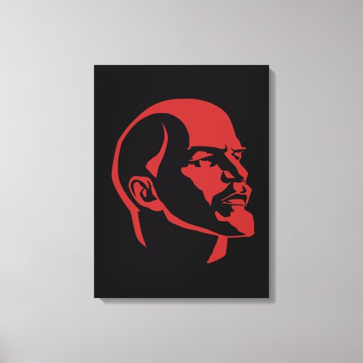 Lenin, USSR, CCCP, Soviet Union, Communism Canvas Afdruk (Voorkant)