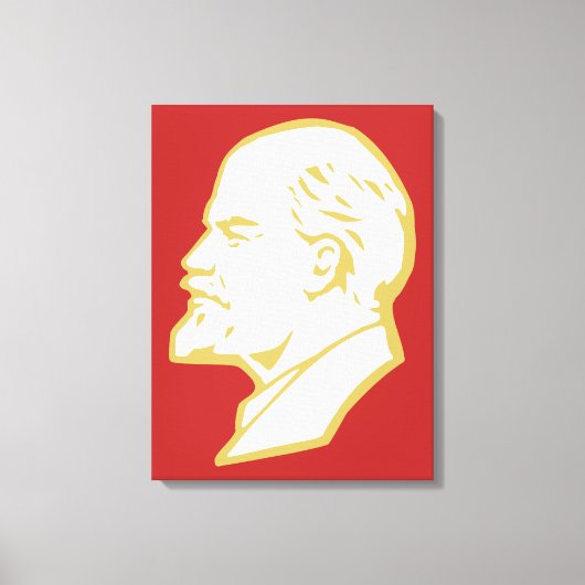 Lenin, USSR, CCCP, Soviet Union, Communism Canvas Afdruk (Voorkant)