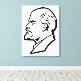 Lenin, USSR, CCCP, Soviet Union, Communism Canvas Afdruk