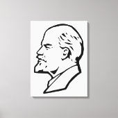 Lenin, USSR, CCCP, Soviet Union, Communism Canvas Afdruk (Voorkant)