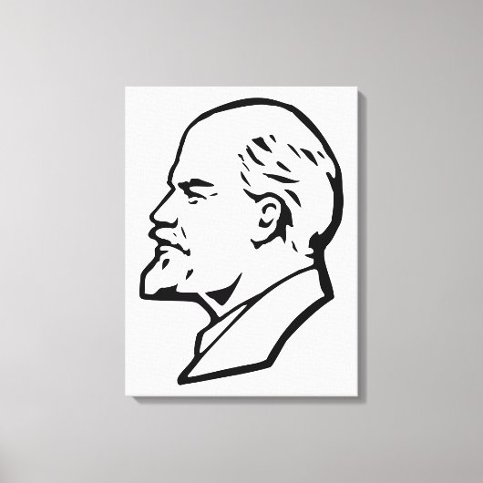 Lenin, USSR, CCCP, Soviet Union, Communism Canvas Afdruk (Voorkant)