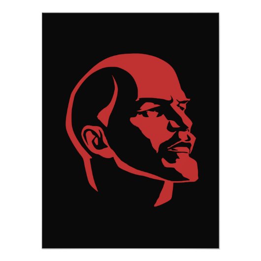Lenin, USSR, CCCP, Soviet Union, Communism Foto Afdruk (Voorkant)