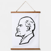 Lenin, USSR, CCCP, Soviet Union, Communism Hangend Wandkleed (Voorkant)