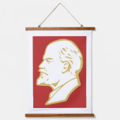 Lenin, USSR, CCCP, Soviet Union, Communism Hangend Wandkleed (Voorkant)