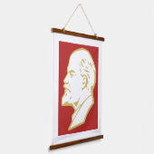 Lenin, USSR, CCCP, Soviet Union, Communism Hangend Wandkleed (Gebogen)