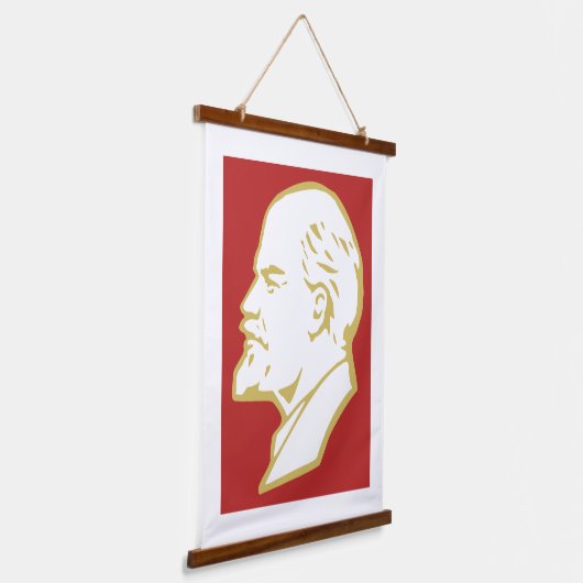 Lenin, USSR, CCCP, Soviet Union, Communism Hangend Wandkleed (Gebogen)