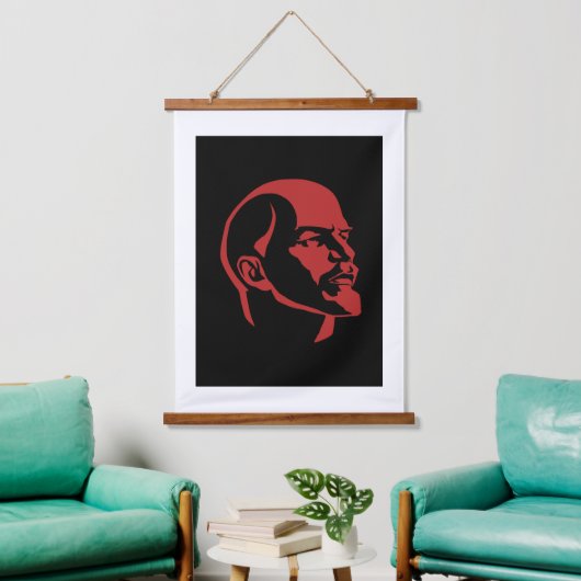Lenin, USSR, CCCP, Soviet Union, Communism Hangend Wandkleed (Woonkamer)