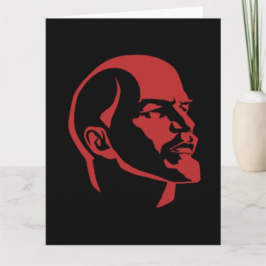 Lenin, USSR, CCCP, Soviet Union, Communism Kaart (Voorkant)