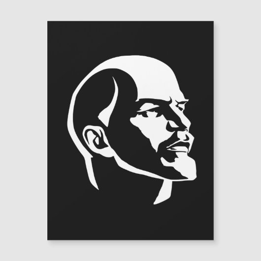 Lenin, USSR, CCCP, Soviet Union, Communism Magnetische Uitnodiging (Voorkant)