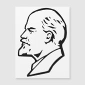 Lenin, USSR, CCCP, Soviet Union, Communism Magnetische Uitnodiging (Voorkant)