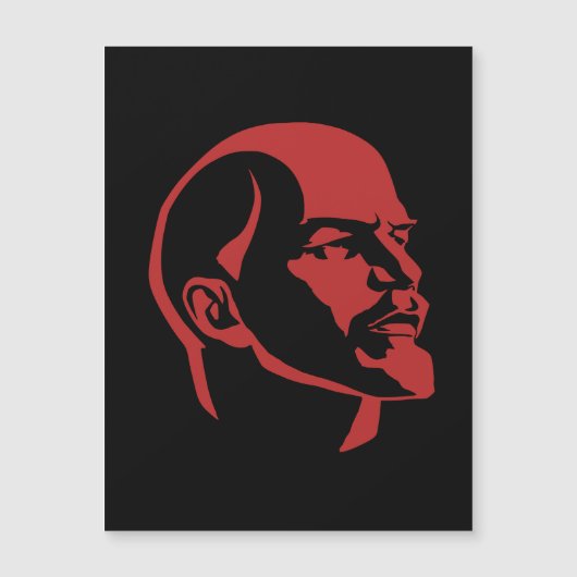 Lenin, USSR, CCCP, Soviet Union, Communism Magnetische Uitnodiging (Voorkant)