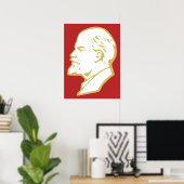 Lenin, USSR, CCCP, Soviet Union, Communism Poster (Thuiskantoor)