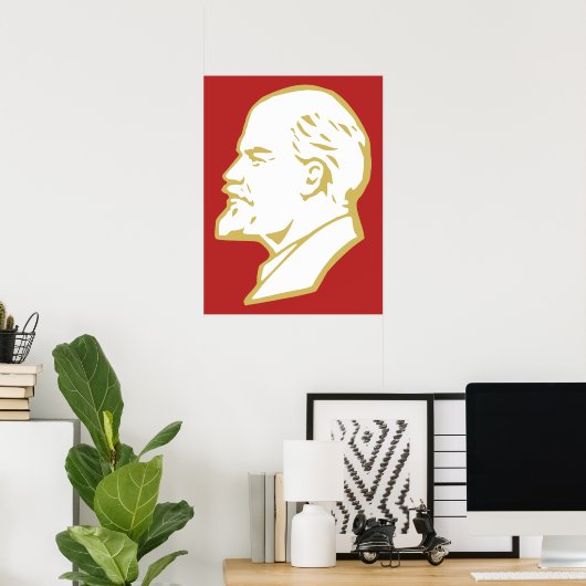 Lenin, USSR, CCCP, Soviet Union, Communism Poster (Thuiskantoor)
