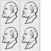 Lenin, USSR, CCCP, Soviet Union, Communism Sticker (Voorkant)