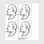 Lenin, USSR, CCCP, Soviet Union, Communism Sticker (Vel)