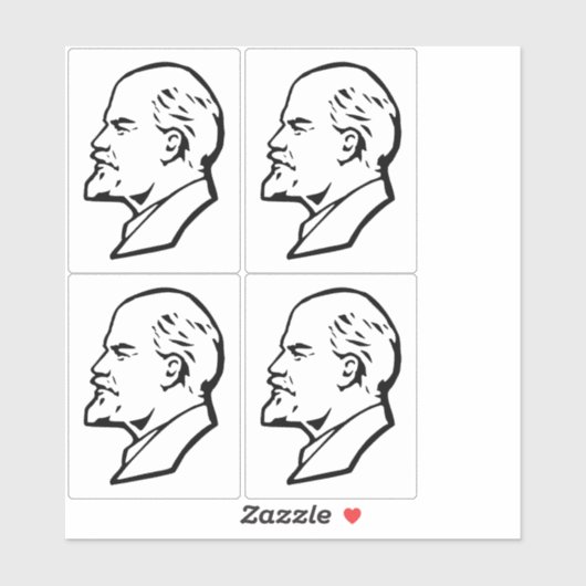 Lenin, USSR, CCCP, Soviet Union, Communism Sticker (Vel)