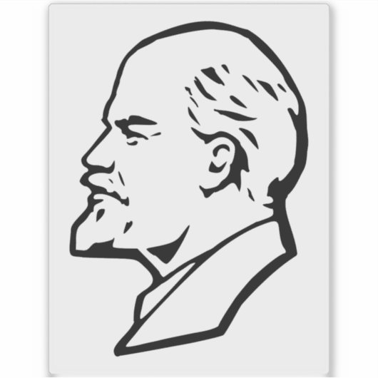 Lenin, USSR, CCCP, Soviet Union, Communism Sticker (Voorkant)