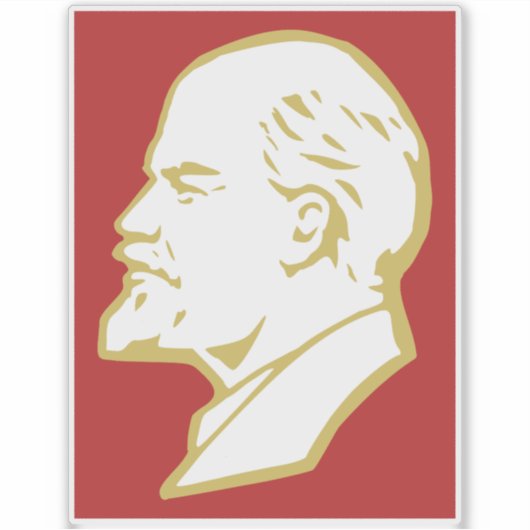 Lenin, USSR, CCCP, Soviet Union, Communism Sticker (Voorkant)
