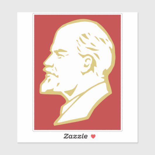Lenin, USSR, CCCP, Soviet Union, Communism Sticker (Vel)
