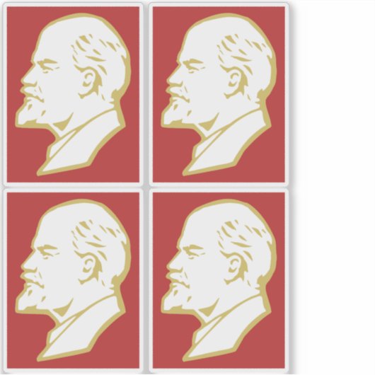 Lenin, USSR, CCCP, Soviet Union, Communism Sticker (Voorkant)
