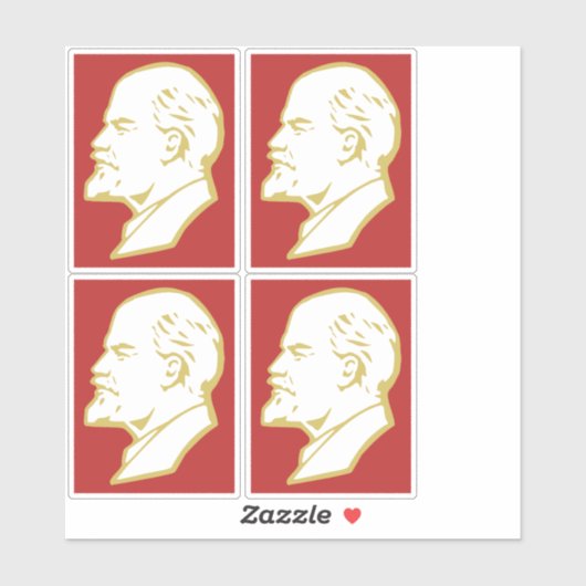 Lenin, USSR, CCCP, Soviet Union, Communism Sticker (Vel)
