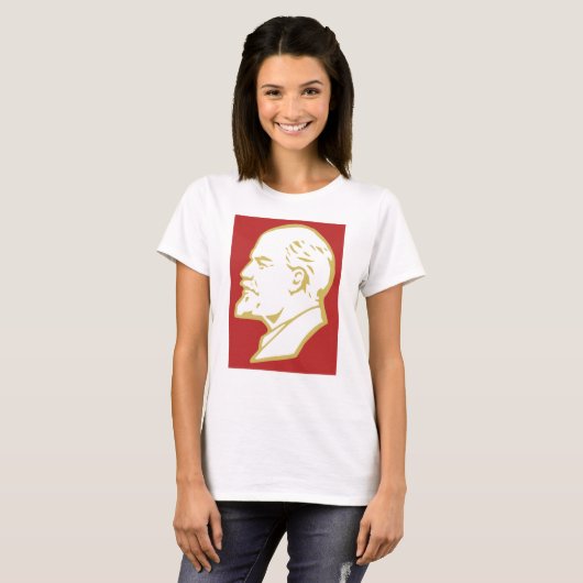 Lenin, USSR, CCCP, Soviet Union, Communism T-shirt (Voorkant volledig)