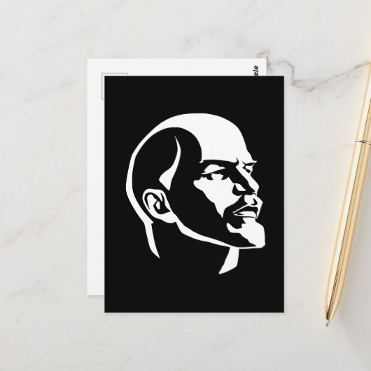 Lenin, USSR, CCCP, Sovjet-Unie, Communisme Briefkaart (Voorkant / Achterkant in situ)