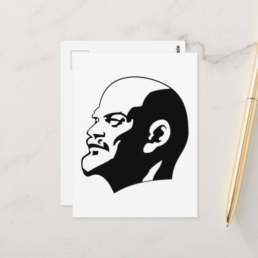 Lenin, USSR, CCCP, Sovjet-Unie, Communisme Briefkaart (Voorkant / Achterkant in situ)