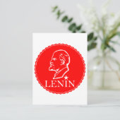 Lenin, USSR, CCCP, Sovjet-Unie, Communisme Briefkaart (Staand voorkant)