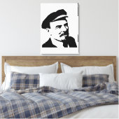 Lenin, USSR, CCCP, Sovjet-Unie, Communisme Canvas Afdruk (Insitu (Slaapkamer))